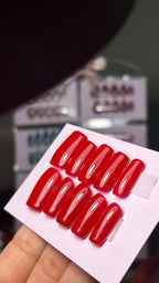 Classic red luxe (long square)