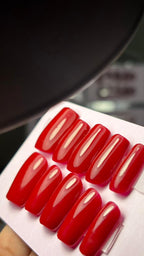 Classic red luxe (long square)